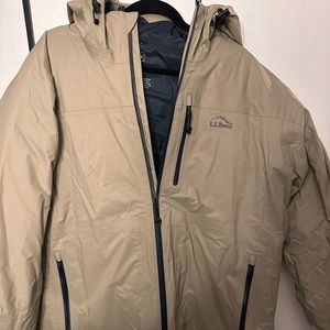 LL BEAN 2 pc winter shell
